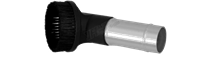PVC Round Brush + Steel extension - 50mm